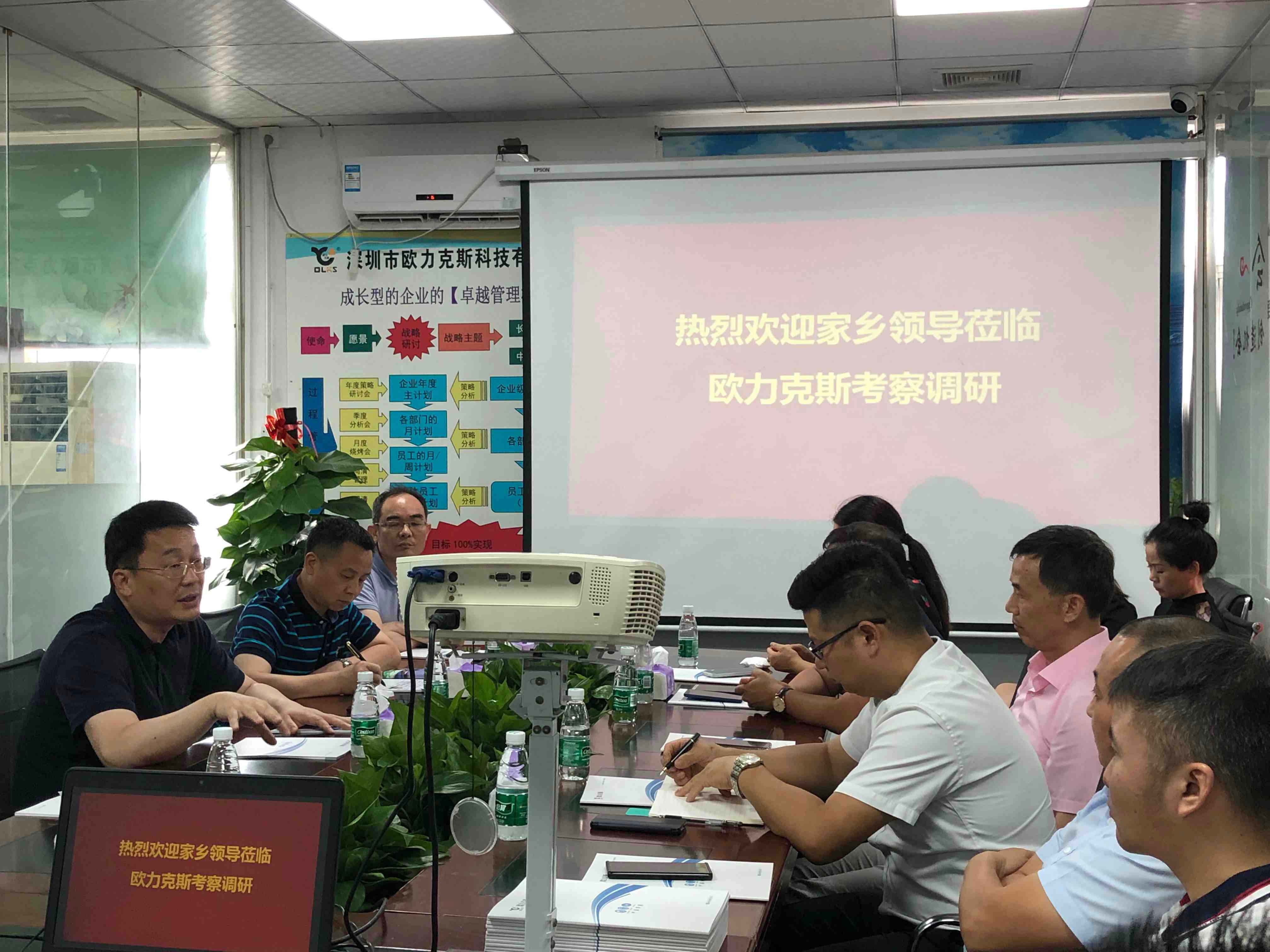 乐平市委副书记、市长高翔一行莅临樱桃APP下载污考察调研